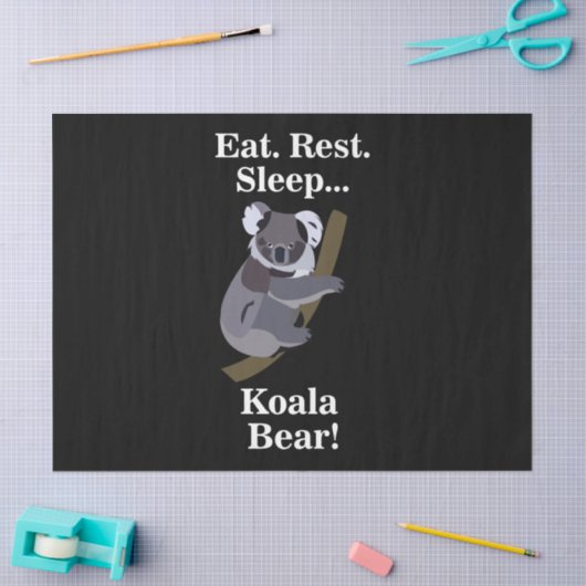 Koala Bear Funny Tissuepapier (Craft)