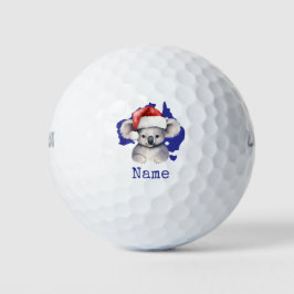 Koala Bear on Australia Flag  Golfballen