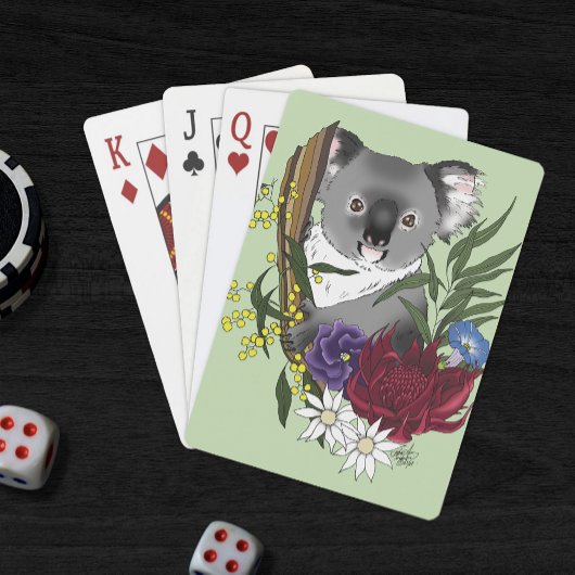 Koala Bear Pokerkaarten
