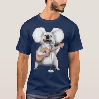 Koala Bear Singing Guitar Player Musician Music T-shirt