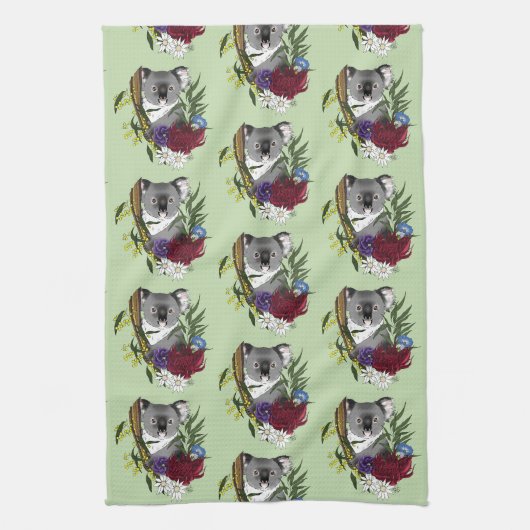 Koala Bear Theedoek (Verticaal)