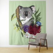 Koala Bear Wandkleed (In situ)
