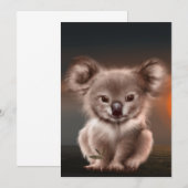 Koala Bedankkaart (Voorkant / Achterkant)