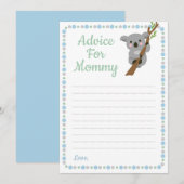 Koala Beer Advies voor mammie schoenenblauw (Voorkant / Achterkant)