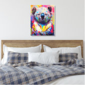 Koala Beer Animal Discovery Adventure Natuur Canvas Afdruk (Insitu (Slaapkamer))