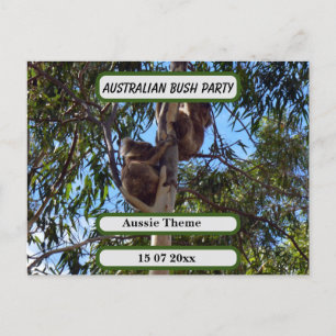 Koala Beer Aussie Struik Party Australië Stijl, Feestdagenkaart