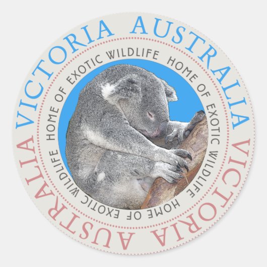 Koala Beer Australië Sticker (Voorkant)