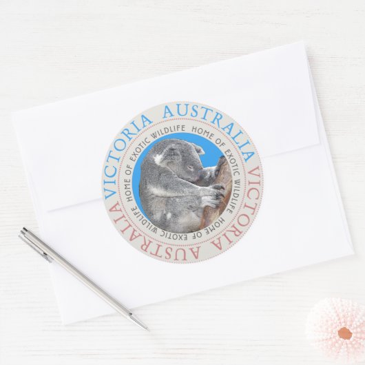 Koala Beer Australië Sticker (Envelop)