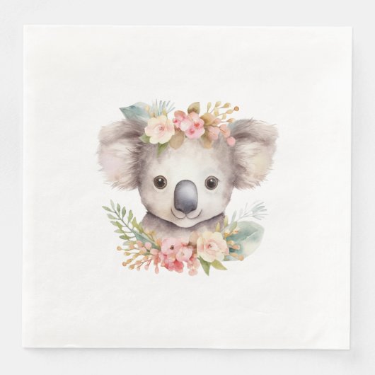 Koala Beer Australisch Servet (Voorkant)