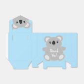 Koala Beer Baby shower Bedankdoosjes (Uitgevouwen)
