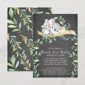 Koala Beer Baby shower Boek voor Baby Kaart (Voorkant / Achterkant)