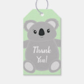 Koala Beer Baby shower Cadeaulabel (Voorkant)