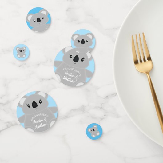 Koala Beer Baby shower Confetti (Groep)