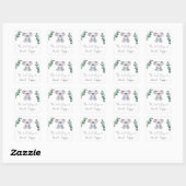 Koala Beer - Baby Shower ex-libris Vierkante Sticker (Vel)