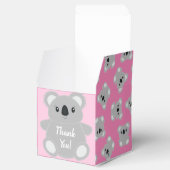 Koala Beer Baby shower Girl Bedankdoosjes (Geopend)