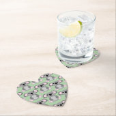 Koala Beer Baby shower Groene Genderneutraliteit Kartonnen Onderzetters (Insitu)