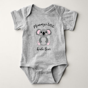 Koala Beer Baby shower Groene Genderneutraliteit Romper