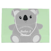 Koala Beer Baby shower Groot Cadeauzakje (Achterkant)