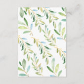 Koala Beer Baby shower Luier Raffle Ticket Informatiekaartje (Achterkant)