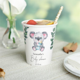 Koala Beer Baby Shower Papieren Bekers