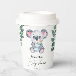 Koala Beer Baby shower Papieren Bekers