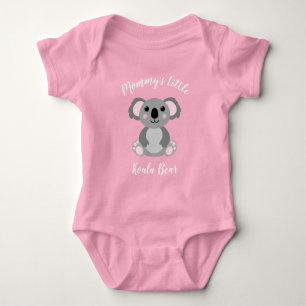 Koala Beer Baby shower Roze meisje Romper