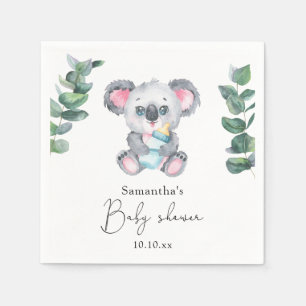 Koala Beer Baby shower Servet