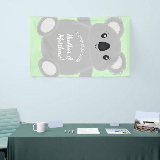 Koala Beer Baby shower Spandoek (Beurs)