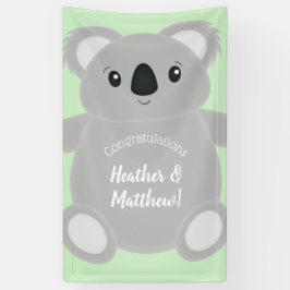 Koala Beer Baby shower Spandoek