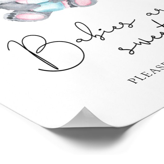 Koala Beer - baby's zijn lief Poster (Hoek)