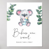 Koala Beer - baby's zijn lief Poster (Voorkant)