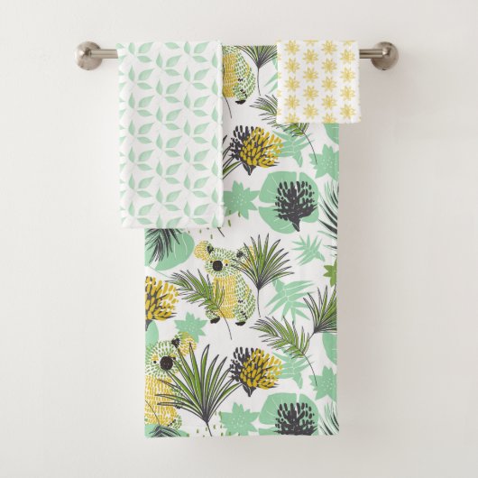 Koala Beer Bathroom Towel Set Bad Handdoek (Insitu)