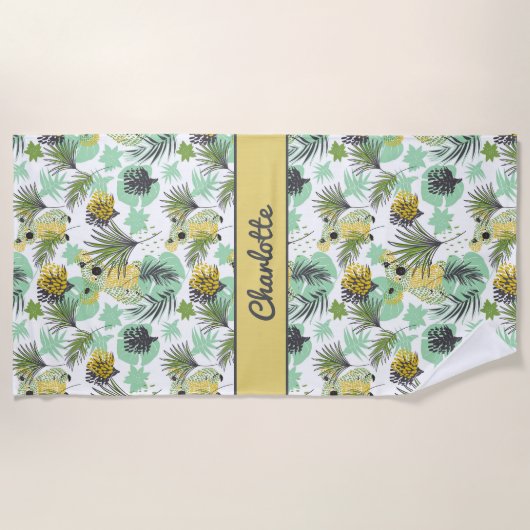 Koala Beer Beach Towel Strandlaken (Voorkant)