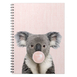 Koala Beer Bgloeiroze Bubble gom Notitieboek