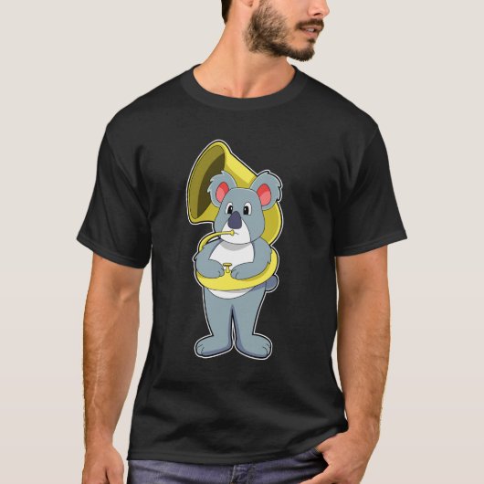 Koala-beer bij Muziek met Saxophone.PNG T-shirt (Voorkant)