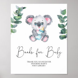 Koala Beer Boeken voor baby Poster