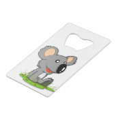 Koala Beer Bottle Open Creditkaart Flessenopener (Voorkant Gekanteld)