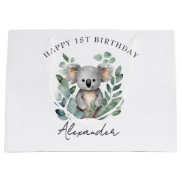 Koala Beer Boys 1st Birthday Party Groot Cadeauzakje