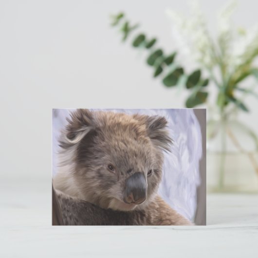 Koala Beer Briefkaart (Staand voorkant)