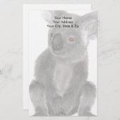 Koala Beer Briefpapier (Voorkant / Achterkant)