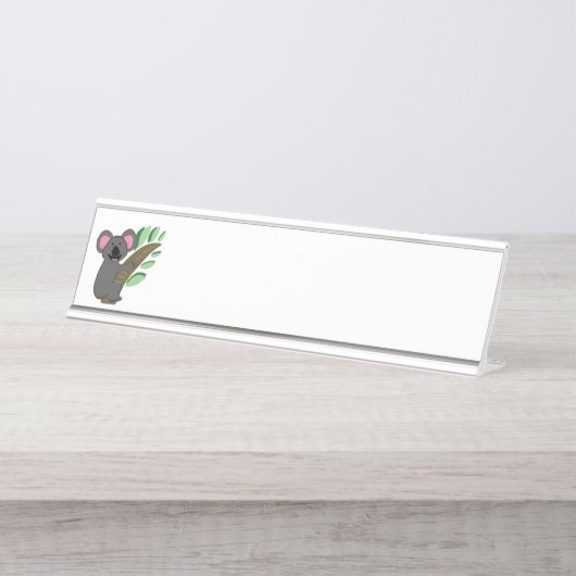 Koala Beer Bureau Naambordje (Voorkant)