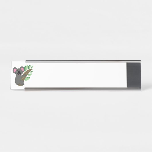 Koala Beer Bureau Naambordje (Voorkant)