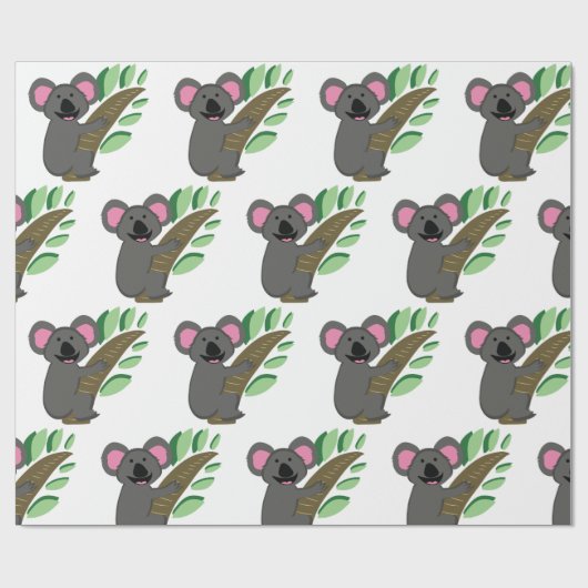 Koala Beer Cadeaupapier (Vlak)