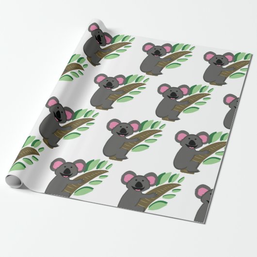 Koala Beer Cadeaupapier (Uitgerold)