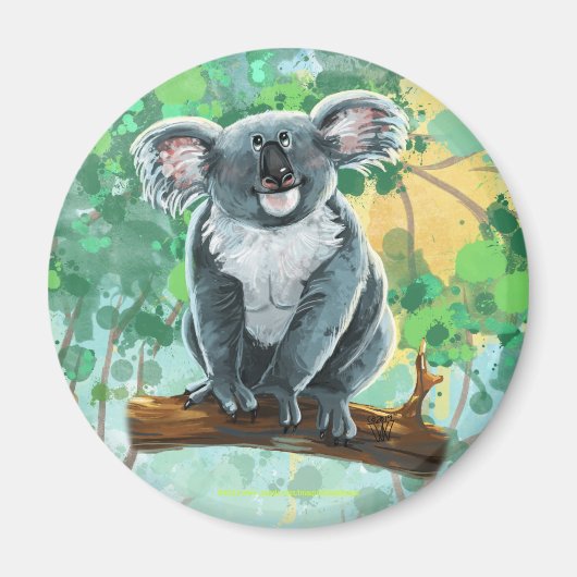 Koala Beer Cadeaus & Accessoires Magneet (Voorkant)