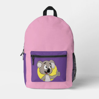 Koala beer cartoon bedrukte rugzak
