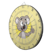 Koala beer cartoon dartbord (Voorkant Rechts)
