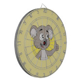 Koala beer cartoon dartbord (Voorkant Links)