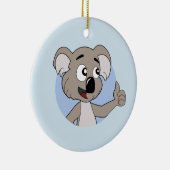 Koala beer cartoon keramisch ornament (Rechts)