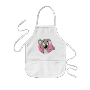 Koala beer cartoon kinder schort